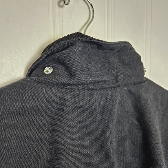 Carhartt Full Swing Fleece‑Lined Washed Black Workwear Jacket 2XL Tall Rugged - Picture 11 of 16